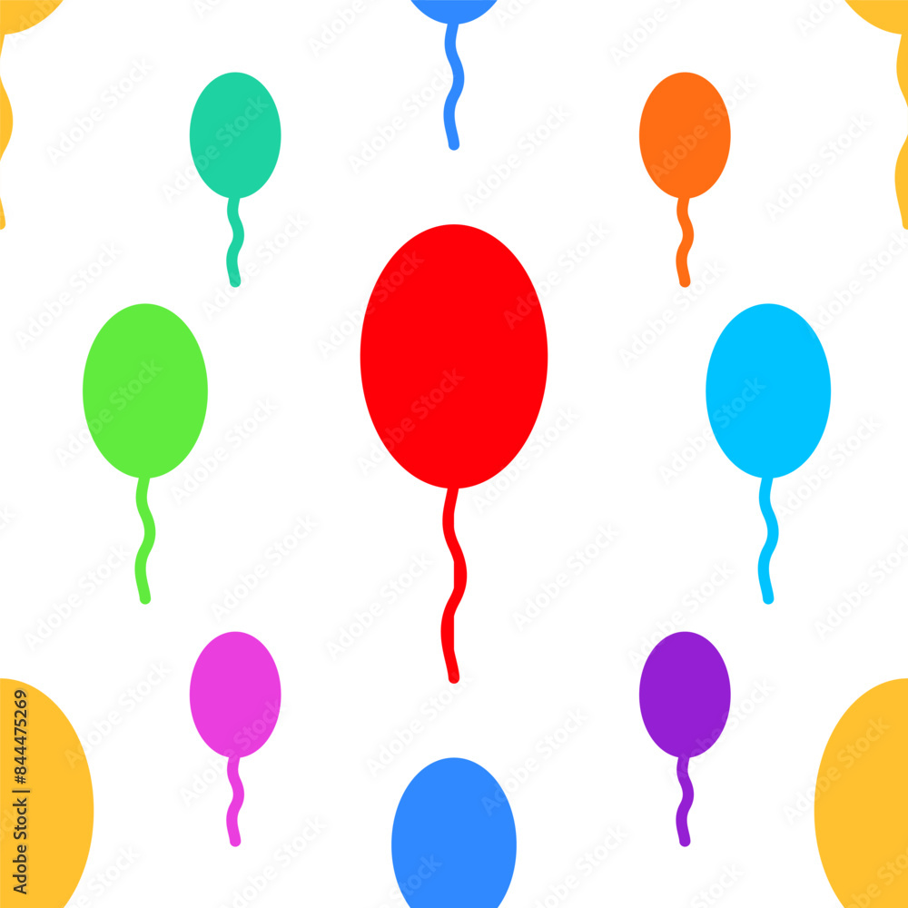 Party balloon vector background decoration pattern Party balloon vector background decoration pattern