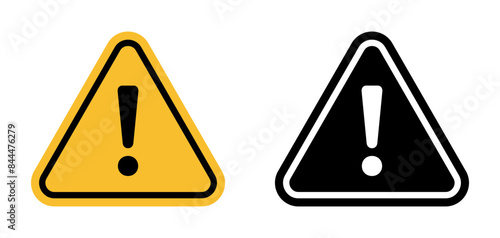 General Warning Attention Sign Alert to Various Safety Hazards