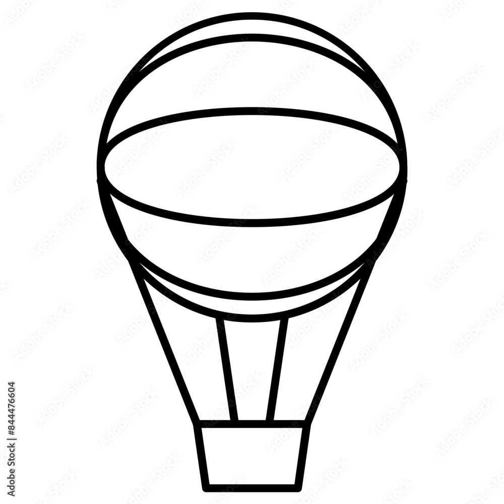 hot air baloon icon hot air baloon icon