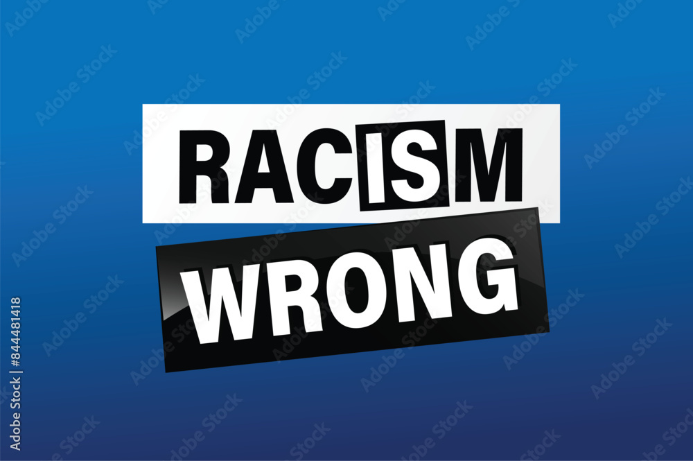 Racism is Wrong Lovely slogan against discrimination. Islam Muslim ethnic Niger stop sign. Good for scrap booking posters textiles gifts pride
Racism is Wrong Lovely slogan against discrimination. Islam Muslim ethnic Niger stop sign. Good for scrap booking posters textiles gifts pride
