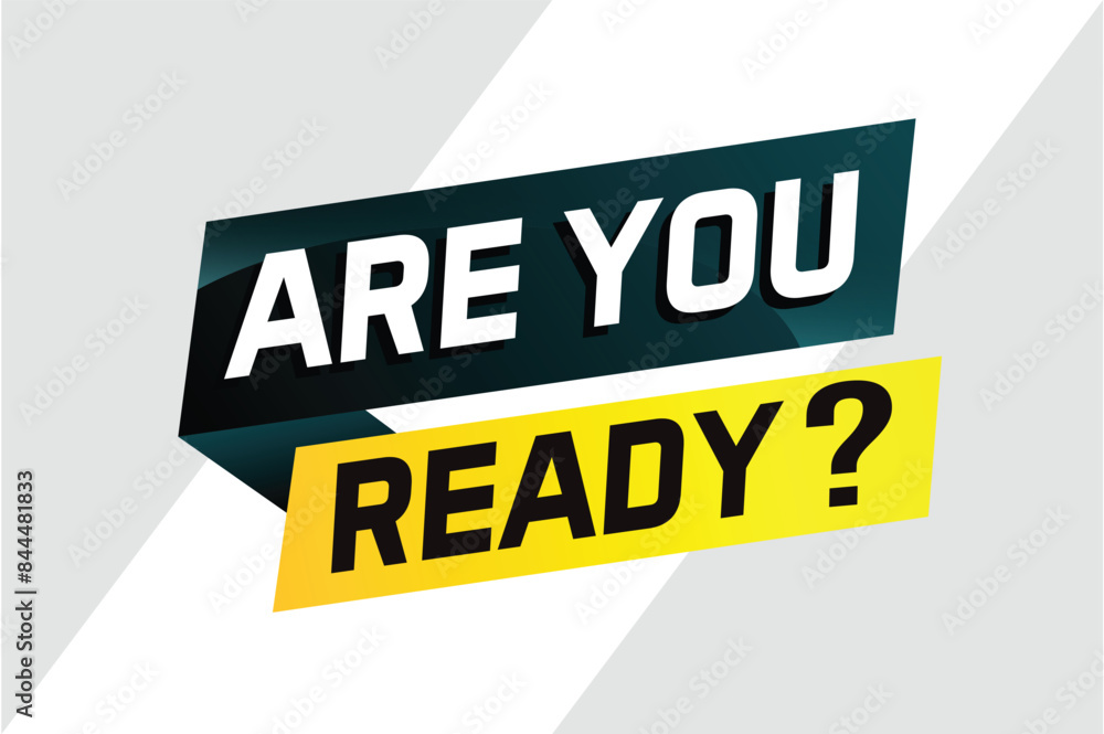 Are you ready word concept vector illustration and 3d style, landing page, template, ui, web, mobile app, poster, banner, flyer, background, gift card, coupon, label, wallpaper
Are you ready word concept vector illustration and 3d style, landing page, template, ui, web, mobile app, poster, banner, flyer, background, gift card, coupon, label, wallpaper