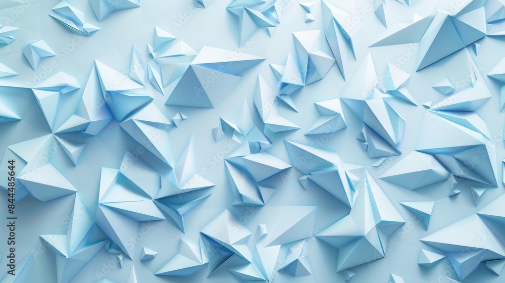 Modern White and Blue Geometric Angular Background Modern White and Blue Geometric Angular Background