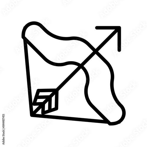 bow shooting gallery icon