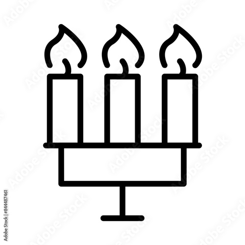 candelabra love icon 