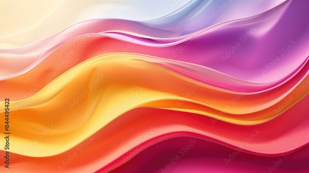Craft a visually stunning image of a vibrant color gradient wave background, offering ample space for text to create captivating brochure designs. Craft a visually stunning image of a vibrant color gradient wave background, offering ample space for text to create captivating brochure designs.