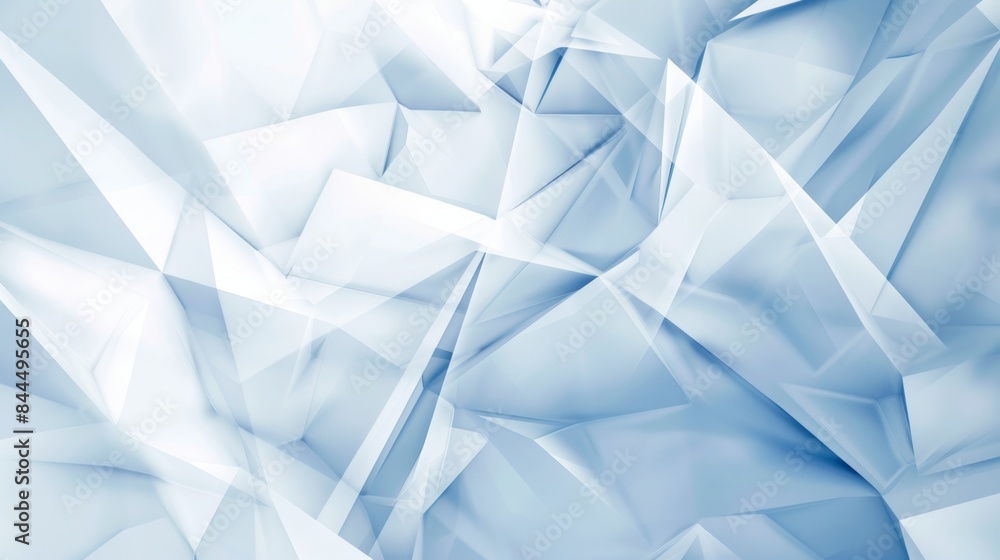 Modern White and Blue Geometric Angular Background Modern White and Blue Geometric Angular Background