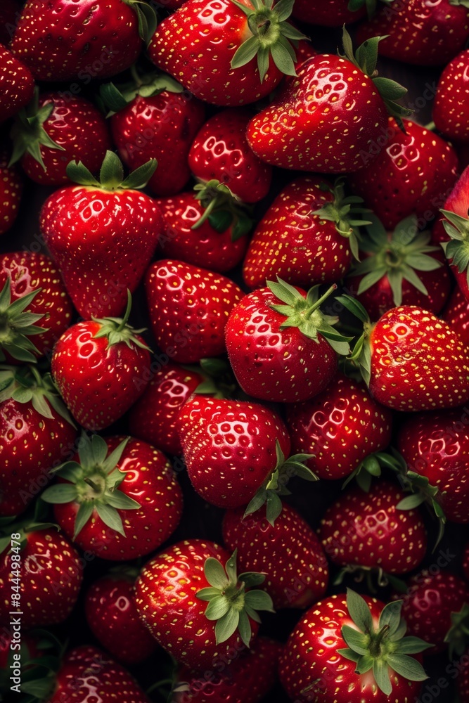 Pile of fresh strawberries. Pile of fresh strawberries.