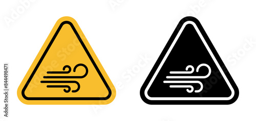 Wind Warning Sign Promote Safety with Weather Hazard Alerts