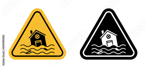 Flood Disaster Warning Sign Promote Safety in Flood-Prone Areas