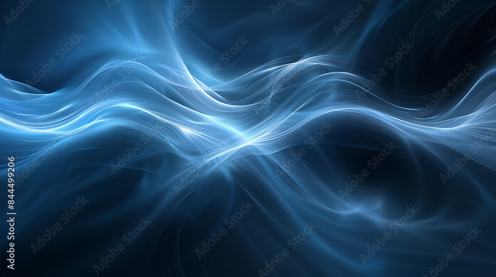 Elegant Blue Fluid Wave Abstract Background Elegant Blue Fluid Wave Abstract Background