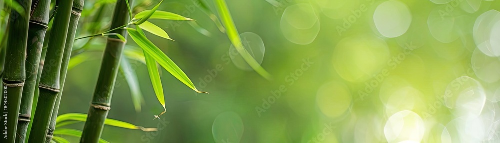 Serene bamboo forest scene with lush green bamboo stalks and leaves, creating a peaceful and tranquil ambiance, perfect for relaxation themes. Serene bamboo forest scene with lush green bamboo stalks and leaves, creating a peaceful and tranquil ambiance, perfect for relaxation themes.