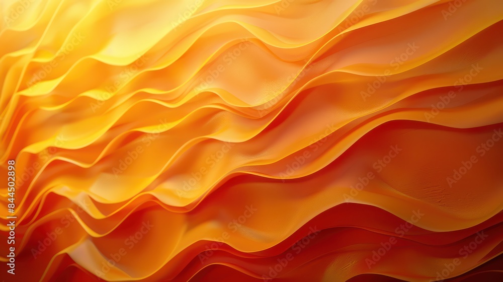 Illustrate the energy and dynamism of summer with a image featuring vibrant orange gradient waves rippling across the screen. Illustrate the energy and dynamism of summer with a image featuring vibrant orange gradient waves rippling across the screen.