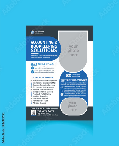 Accounting & Bookkeeping Solutions flyer
