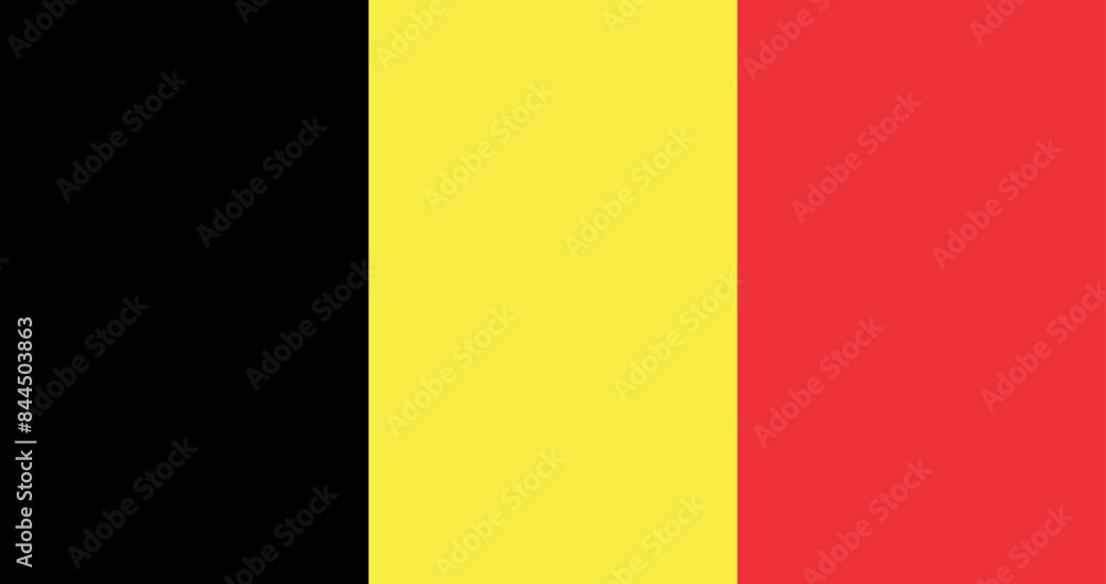 Illustration of the Belgium national flag Illustration of the Belgium national flag