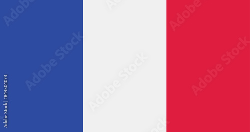 Illustration of the France national flag