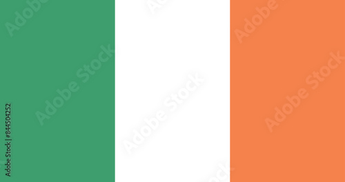 Illustration of the Irland national flag