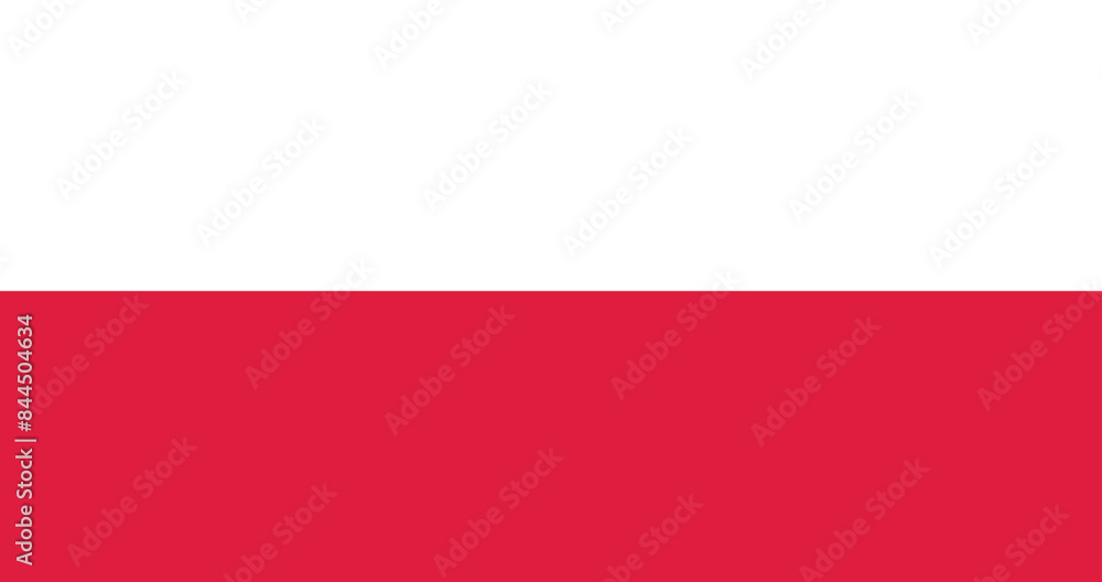 Illustration of the Poland national flag Illustration of the Poland national flag