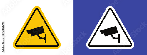 Security Video Surveillance Sign Enhance Monitoring and Safety