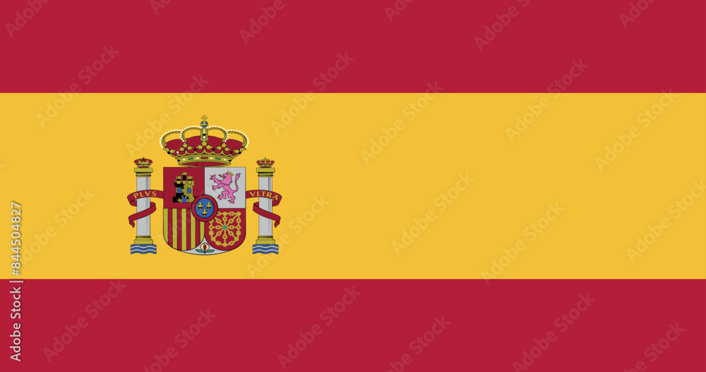 Illustration of the Spain national flag Illustration of the Spain national flag