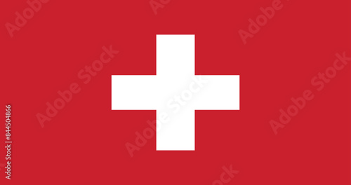 Illustration of the Switzerland national flag