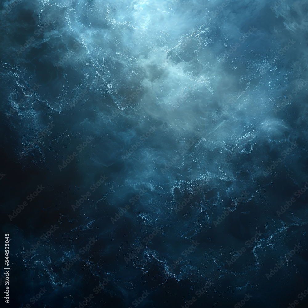 Blue and white swirls on black background Blue and white swirls on black background