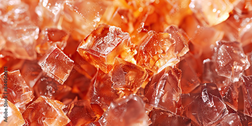 Sparkling Sugar: Close-Up of Sparkling and Textured Sugar Crystals Sparkling Sugar: Close-Up of Sparkling and Textured Sugar Crystals