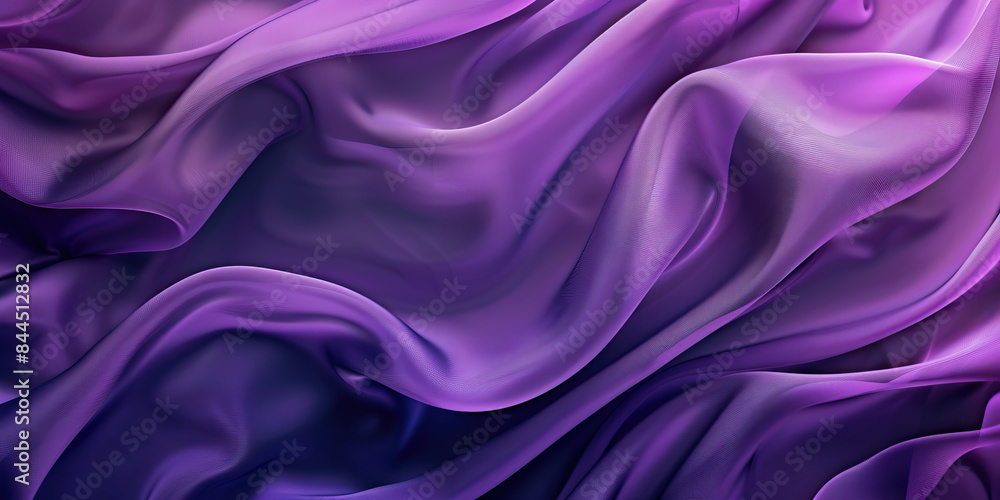 Obraz premium Flowing Fabric: Close-Up of Draping Fabric Texture with Folds and Creases