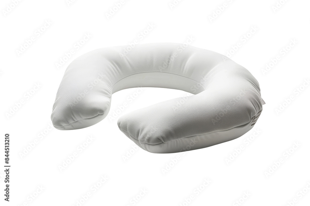 White U-shaped neck pillow for travel or home use, offering ergonomic support and comfort. Ideal for long journeys and relaxation. White U-shaped neck pillow for travel or home use, offering ergonomic support and comfort. Ideal for long journeys and relaxation.