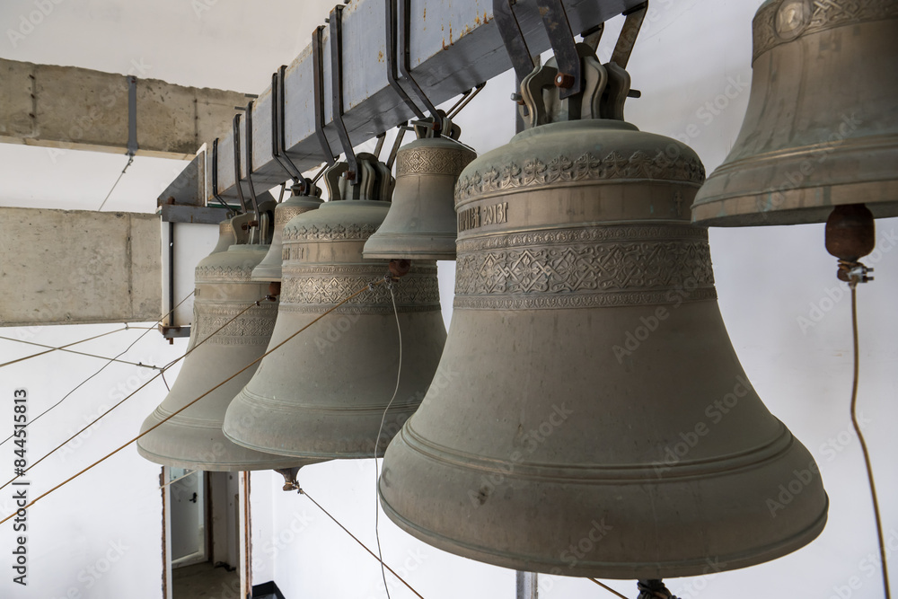 Obraz premium The bells of the Cathedral of the Nativity of Christ. Yuzhno-Sakhalinsk, Russia