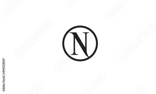  N, NN, N Abstract Letters Logo Monogram