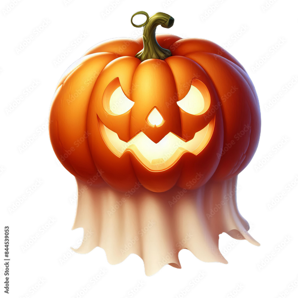 Naklejka premium Pumpkin Wraith