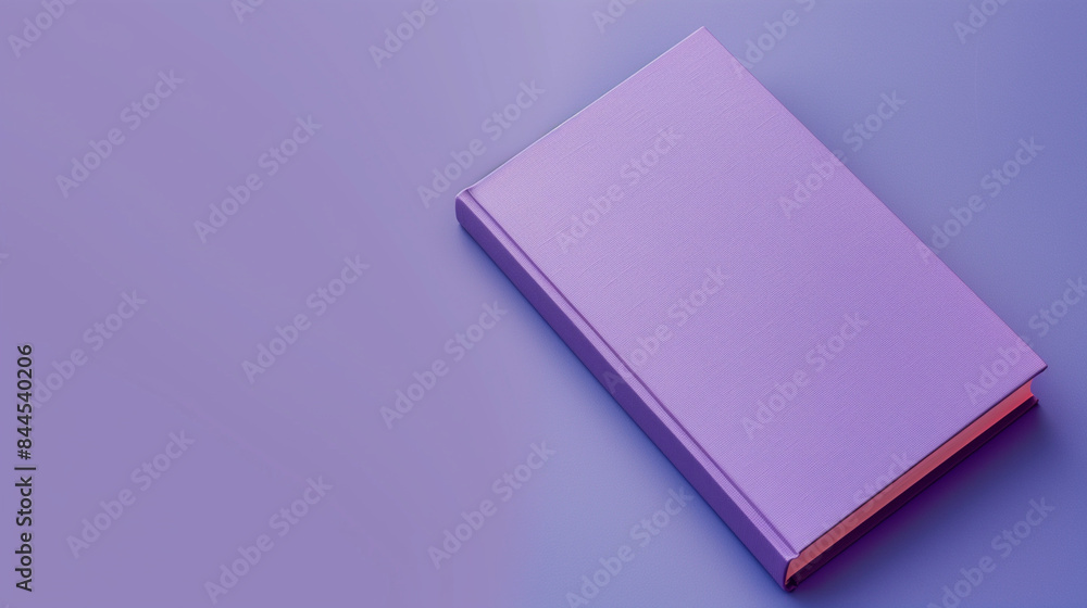 Purple Book on Purple Background Purple Book on Purple Background