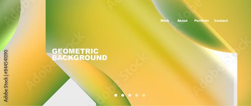 Colorful gradients with abstract geometric shapes. Vector Illustration For Wallpaper, Banner, Background, Card, Book Illustration, landing page