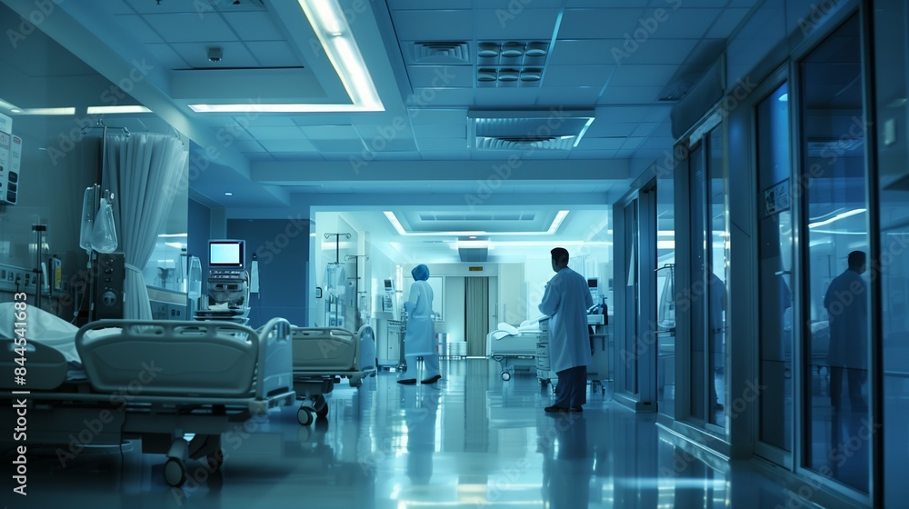Medical professionals provide advanced care in a state-of-the-art hospital, ensuring optimal patient outcomes. Medical professionals provide advanced care in a state-of-the-art hospital, ensuring optimal patient outcomes.