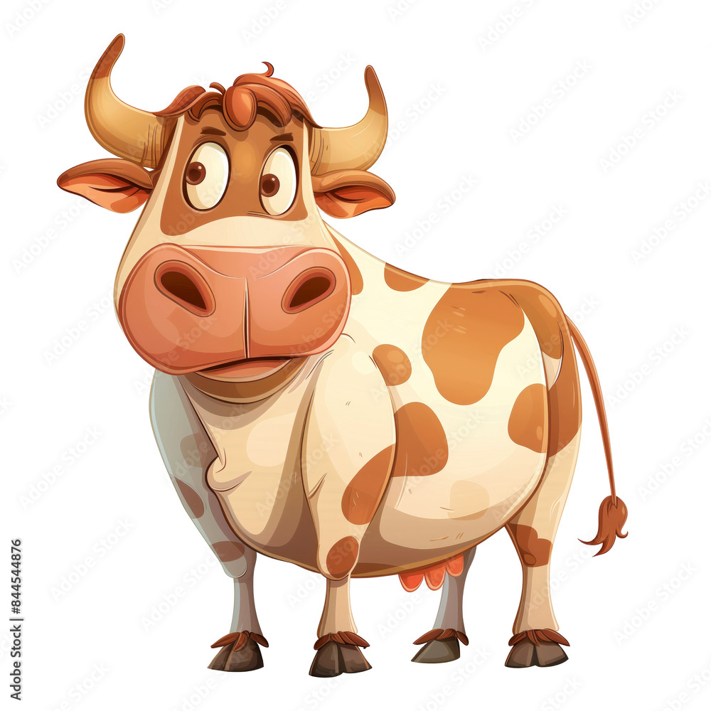 Farm cow cartoon illustration Farm cow cartoon illustration