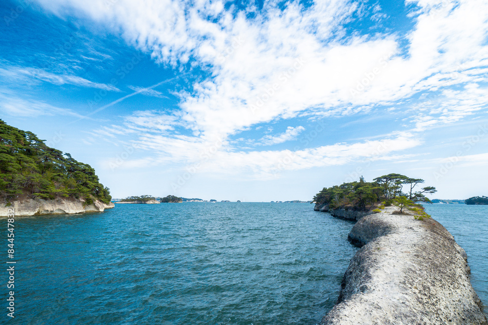 Naklejka premium 【宮城県】松島 馬の背の風景