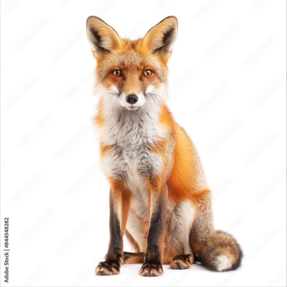Fox isolated on white background
Fox isolated on white background
