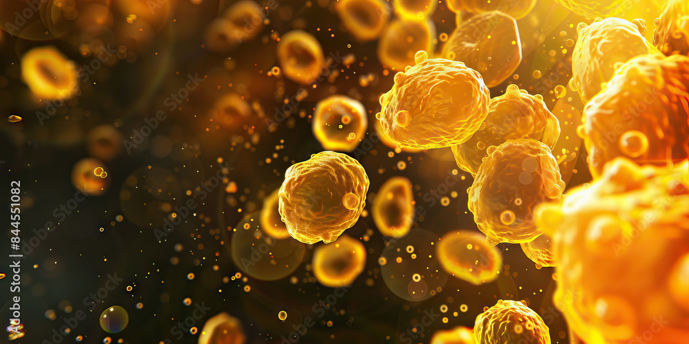 Golden Yellow Neutrophil Phagocytosis: High-resolution microscopy of ...