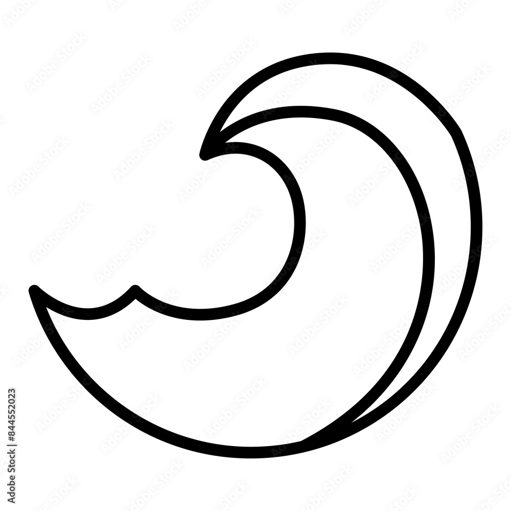 Wave water icon transparent background Wave water icon transparent background