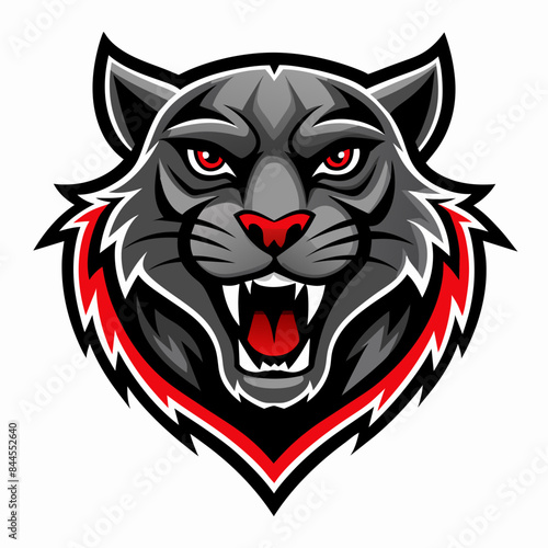 Panther mascot gaming vector logo design illustration © Aesthetic Designer