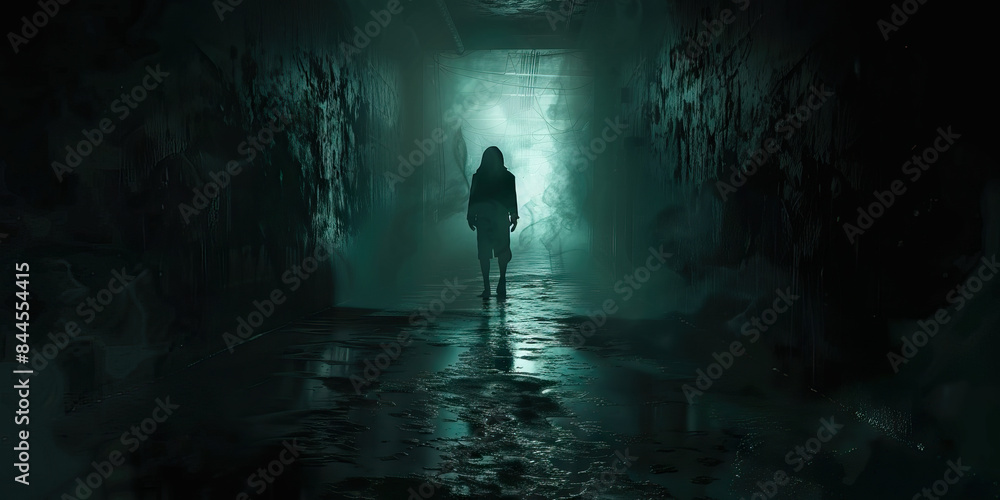Lost in the Darkness: The Depths of Despair. shadowy figure surrounded by darkness, emphasizing the feeling of being lost in emotional darkness Lost in the Darkness: The Depths of Despair. shadowy figure surrounded by darkness, emphasizing the feeling of being lost in emotional darkness