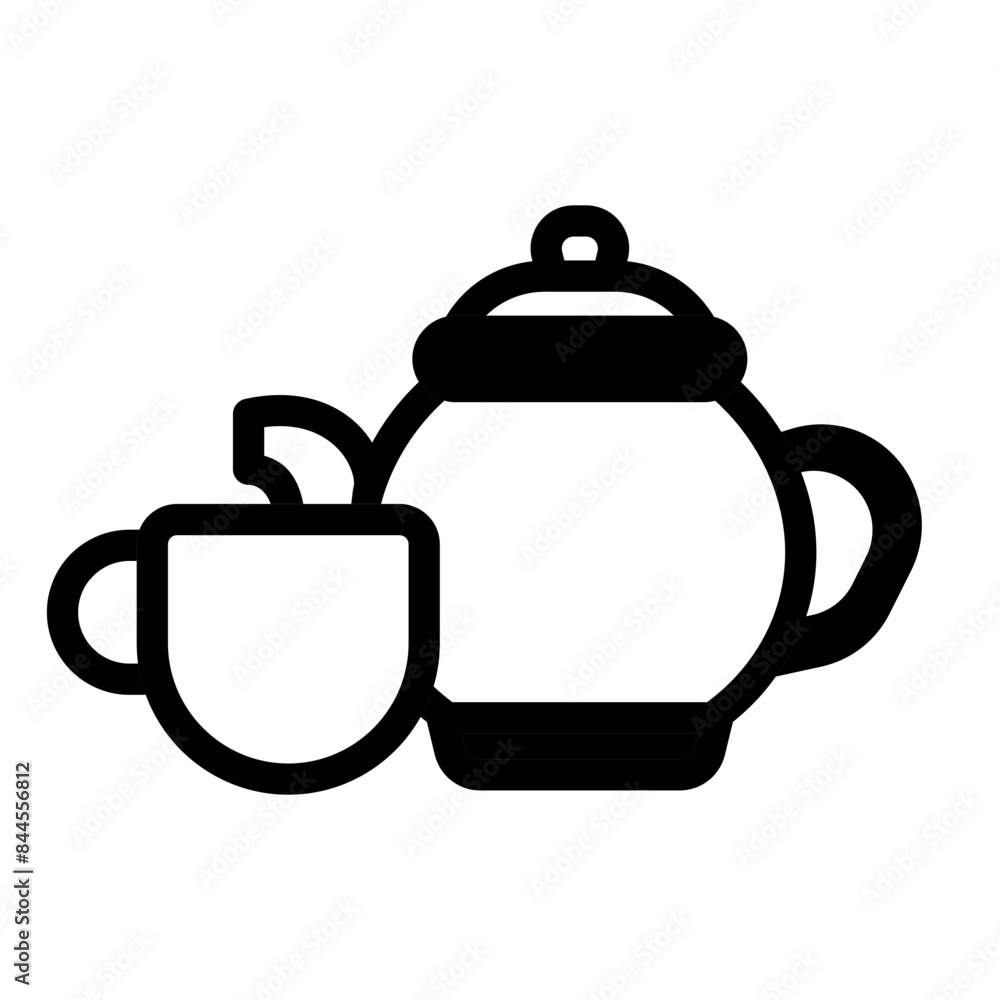 Obraz premium tea pot icon
