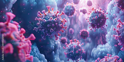 Virus Detection Methods: An overview of the various methods used to detect the novel virus, including PCR testing, antigen testing, and antibody testing photo