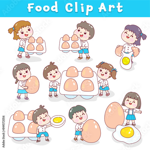 Set basic food groups vector. © V.A Gallery