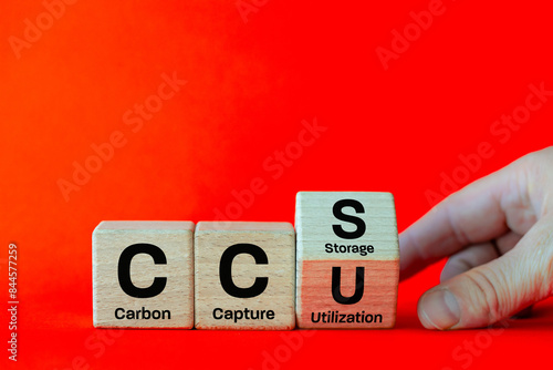 Fotografie The CCSU symbol for carbon capture and utilization during storage