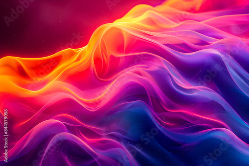 Wallpaper Mural Vagues et ondulations colorées Torontodigital.ca