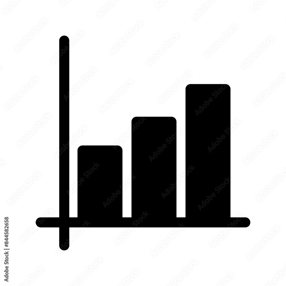 Chart Icon Vector Symbol Design Illustration
