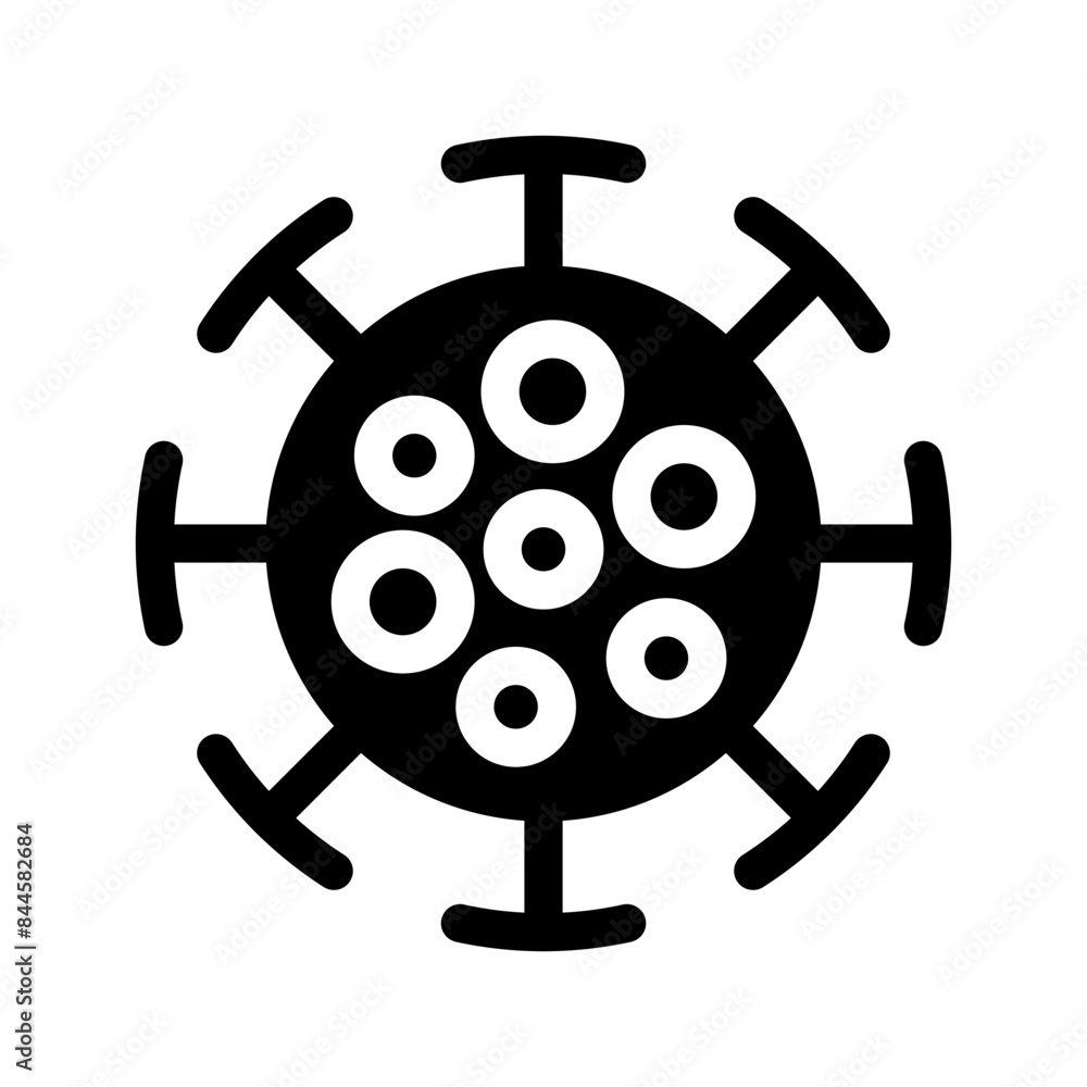 Obraz premium Virus Icon Vector Symbol Design Illustration