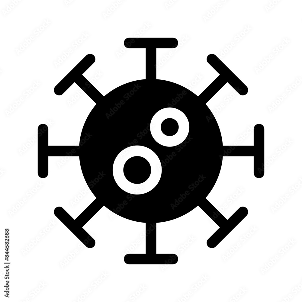 Fototapeta premium Virus Icon Vector Symbol Design Illustration
