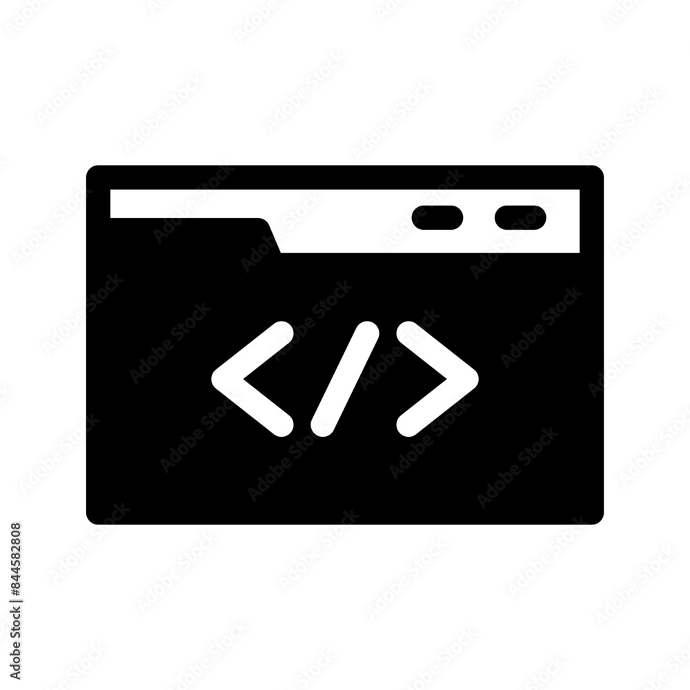 Coding Icon Vector Symbol Design Illustration Coding Icon Vector Symbol Design Illustration